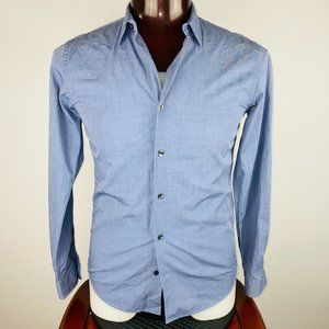 Vince Blue Button Down Shirt S